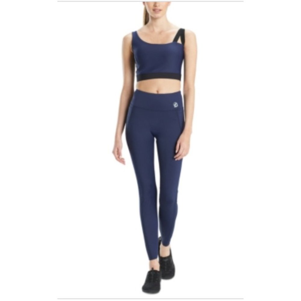 Natori Josie Womens Large Sports Bra Solstice Asymmetrical Cropped Cami Top